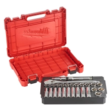 Zestaw nasadek 1/2″ z grzechotką (28szt.) Milwaukee – widok 2 Zestaw nasadek 1/2″ z grzechotką (28szt.) Milwaukee – widok 2