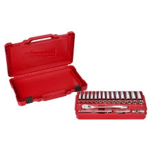 Zestaw nasadek 3/8″ z grzechotką (32szt.) Milwaukee – widok 2 Zestaw nasadek 3/8″ z grzechotką (32szt.) Milwaukee – widok 2