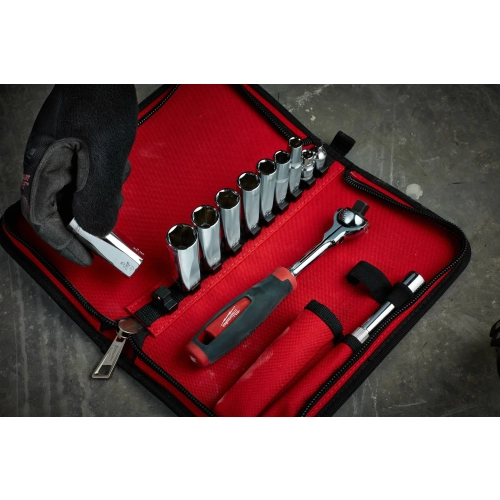 Zestaw nasadek z grzechotką 3/8″ (12szt.) Milwaukee 48229001