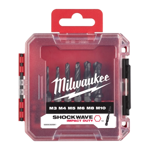 Zestaw kombi wierteł gwintowników HSS-G 6szt. Milwaukee