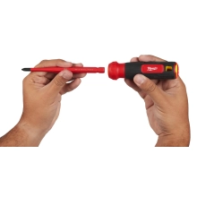 Zestaw śrubokrętów wielobitowy TORX 4w1 izolowane VDE Milwaukee – widok 2 Zestaw śrubokrętów wielobitowy TORX 4w1 izolowane VDE Milwaukee – widok 2