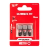Bit udarowy Milwaukee SHOCKWAVE IMPACT DUTY HEX 10 / 25 mm (3szt) – widok 2