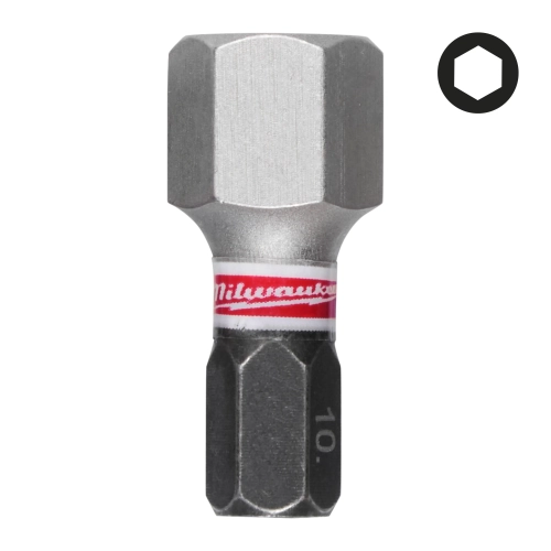 Bit udarowy Milwaukee SHOCKWAVE IMPACT DUTY HEX 10 / 25 mm (3szt)