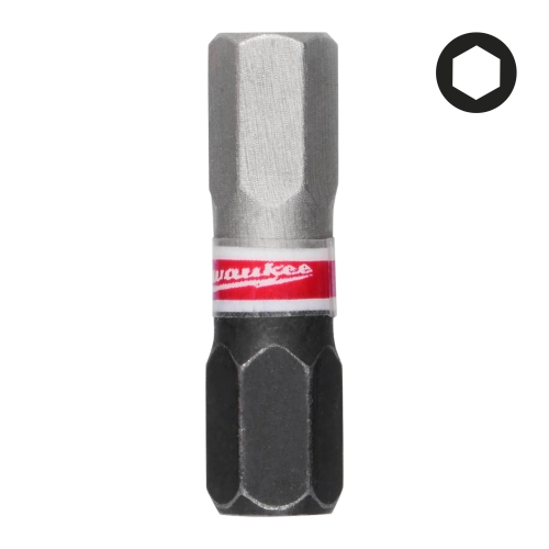 Bit udarowy Milwaukee SHOCKWAVE IMPACT DUTY HEX 6 / 25 mm (3szt)