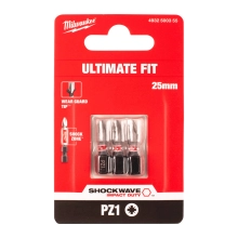 Bit udarowy Milwaukee SHOCKWAVE IMPACT DUTY PZ 1 / 25 mm (3szt) – widok 2 Bit udarowy Milwaukee SHOCKWAVE IMPACT DUTY PZ 1 / 25 mm (3szt) – widok 2