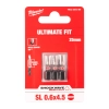 Bit udarowy Milwaukee SHOCKWAVE IMPACT DUTY SL 0,6x4,5 mm (3szt) – widok 2