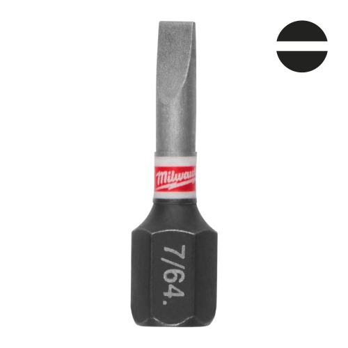Bit udarowy Milwaukee SHOCKWAVE IMPACT DUTY SL 0,6x4,5 mm (3szt)
