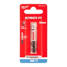 Bit udarowy Milwaukee SHOCKWAVE IMPACT DUTY SQ 2 50mm kwadrat – widok 2 Bit udarowy Milwaukee SHOCKWAVE IMPACT DUTY SQ 2 50mm kwadrat – widok 2