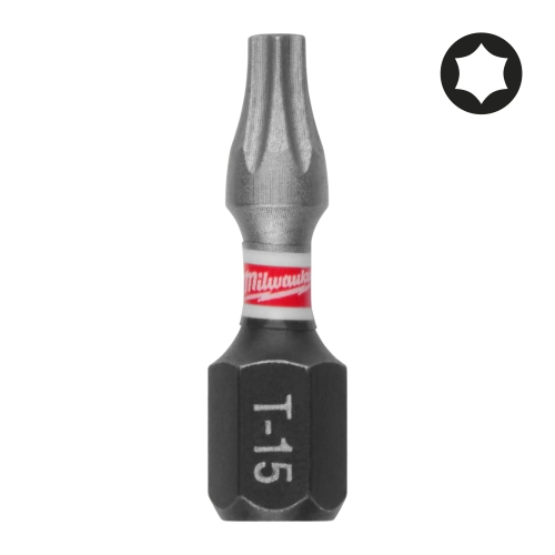 Bit udarowy Milwaukee SHOCKWAVE IMPACT DUTY TORX 15 / 25 mm (3szt)