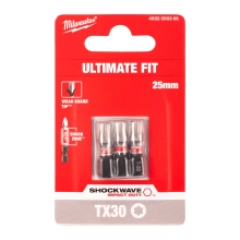 Bit udarowy Milwaukee SHOCKWAVE IMPACT DUTY TORX 30 / 25 mm (3szt) – widok 2
