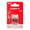 Bit udarowy Milwaukee SHOCKWAVE IMPACT DUTY TORX BO 10 / 25 mm (3szt) – widok 2
