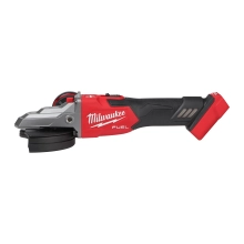 M18 FSAGF125XB-0X M18 FUEL™ 125 mm szlifierka kątowa Milwaukee z płaską głowicą, hamulcem i włącznikiem suwakowym – widok 2
