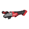 M18 FSAGF125XPDB-0X M18 FUEL™ 125 mm szlifierka kątowa Milwaukee z płaską głowicą, hamulcem i włącznikiem łopatkowym