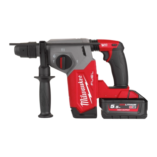 M18 FHX-552X M18 FUEL™ 4-trybowy młot Milwaukee SDS-PLUS 26 mm z uchwytem FIXTEC™ i Milwaukee zestaw