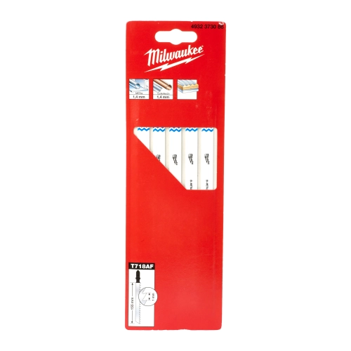 Brzeszczot do wyrzynarki do metalu uniwersalny Milwaukee bi-metal 155 mm 1 TPI (5szt) Brzeszczot do wyrzynarki do metalu uniwersalny Milwaukee bi-metal 155 mm 1 TPI (5szt)