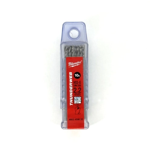 Wiertło do metalu Milwaukee HSS-G THUNDERWEB fi 2,2X53 mm (10SZT)