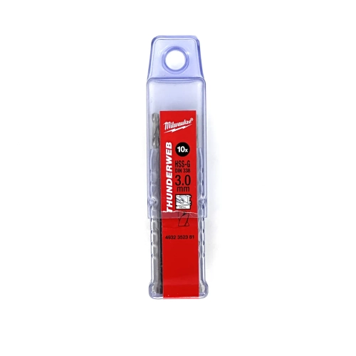 Wiertło do metalu Milwaukee HSS-G THUNDERWEB fi 3,0X61 mm (10SZT)