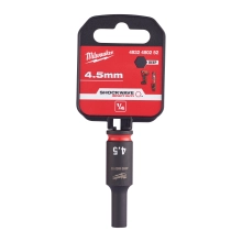 Nasadka udarowa 1/4″ długa Milwaukee SHOCKWAVE IMPACT DUTY 4,5 mm – widok 2 Nasadka udarowa 1/4″ długa Milwaukee SHOCKWAVE IMPACT DUTY 4,5 mm – widok 2