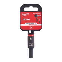 Nasadka udarowa 1/4″ długa Milwaukee SHOCKWAVE IMPACT DUTY 5 mm – widok 2 Nasadka udarowa 1/4″ długa Milwaukee SHOCKWAVE IMPACT DUTY 5 mm – widok 2