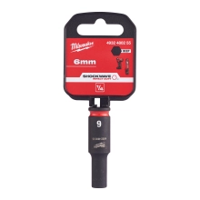 Nasadka udarowa 1/4″ długa Milwaukee SHOCKWAVE IMPACT DUTY 6 mm – widok 2 Nasadka udarowa 1/4″ długa Milwaukee SHOCKWAVE IMPACT DUTY 6 mm – widok 2