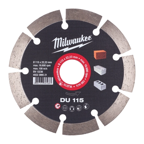 Tarcza diamentowa DU 115 mm Milwaukee
