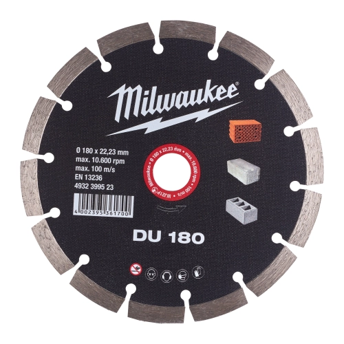 Tarcza diamentowa DU 180 mm Milwaukee