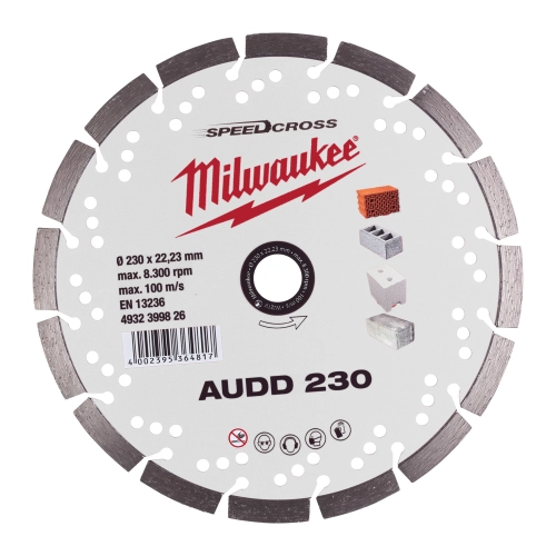 Tarcza diamentowa Milwaukee SPEEDCROSS AUDD 230 mm