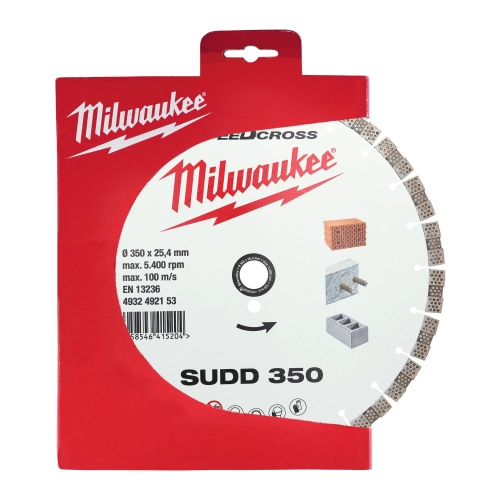Tarcza diamentowa Milwaukee SPEEDCROSS SUDD 350 mm – widok 2
