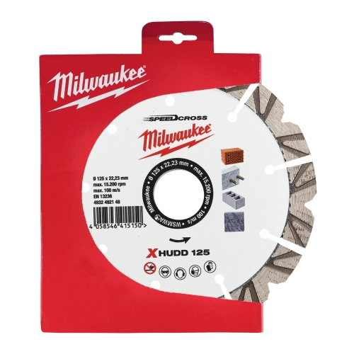 Tarcza diamentowa Milwaukee SPEEDCROSS PREMIUM X-HUDD 125 mm