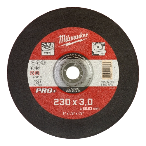 Tarcza do metalu Milwaukee pro+ fi 230x3 mm SC 42