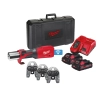 Milwaukee M18 ONEBLHPT-302C Geberit Mapress SET praska do zaciskania rur FORCE LOGIC™ ONE-KEY™ zestaw - ( 3x szczęki