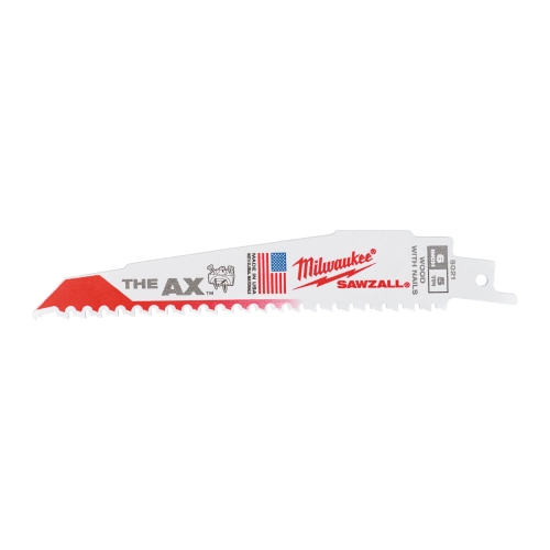Brzeszczot do drewna Milwaukee AX 150x5 TPI (5szt) – widok 2