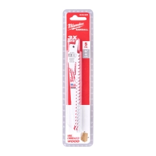 Brzeszczot do drewna Milwaukee THIN KERF 150x5 TPI (5szt) – widok 2