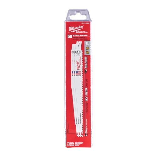 Brzeszczot do drewna Milwaukee THIN KERF 230x5 TPI (50szt)
