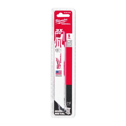 Brzeszczot do metalu Milwaukee THIN KERF 150x14 TPI (5szt)