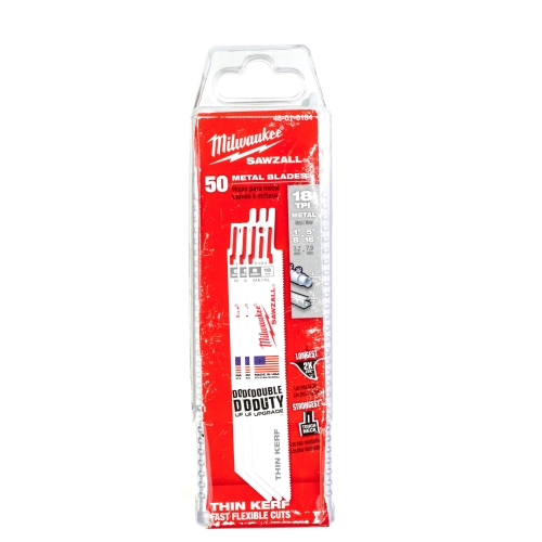 Brzeszczot do metalu Milwaukee THIN KERF 150x18 TPI (50szt) – widok 2