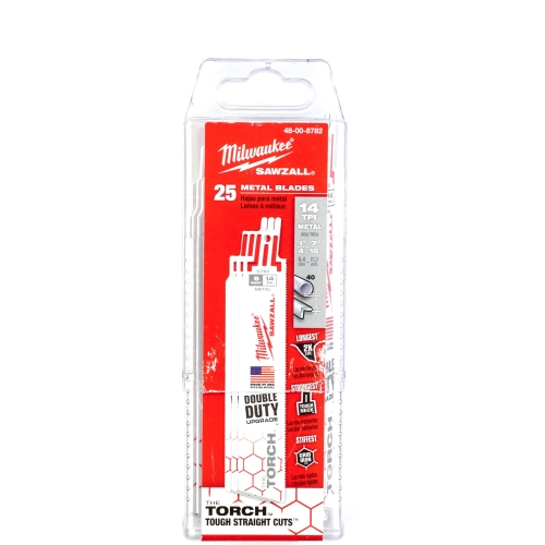 Brzeszczot do metalu Milwaukee TORCH 150x14 TPI (25szt) – widok 2