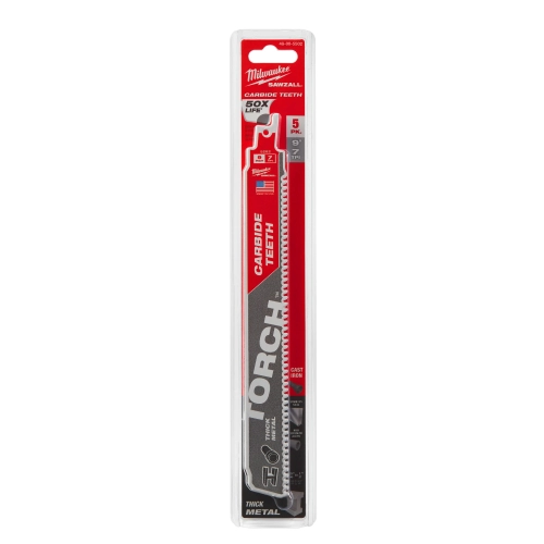 Brzeszczot do metalu Milwaukee TORCH CARBIDE z węglikiem 230 mm (5szt) – widok 2