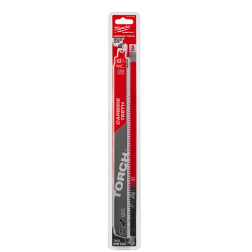 Brzeszczot do metalu Milwaukee TORCH CARBIDE z węglikiem 300 mm (5szt) – widok 2