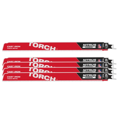 Brzeszczot do metalu Milwaukee TORCH NITRUS CARBIDE z węglikiem 300 mm (5szt)