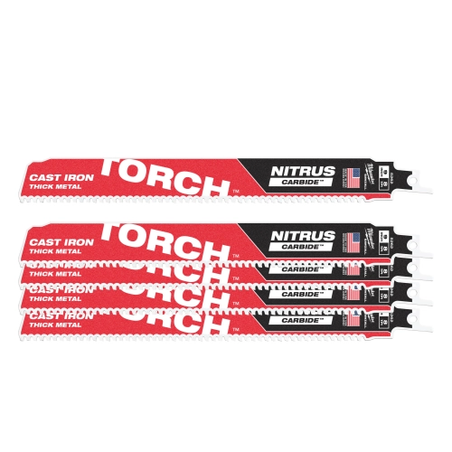 Brzeszczot do metalu Milwaukee TORCH NITRUS CARBIDE z węglikiem 230 mm (5szt)