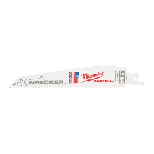 Brzeszczot do różnych materiałów Milwaukee WRECKER 150x7/11 TPI (5szt) – widok 2