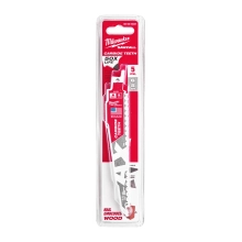 Brzeszczot drewno z gwoździami Milwaukee AX z węglikiem 150x5 TPI (5szt) – widok 2