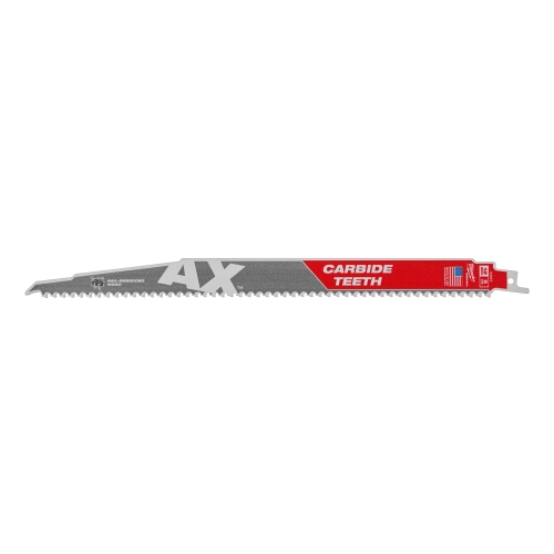 Brzeszczot drewno z gwoździami Milwaukee AX z węglikiem 300x5 TPI