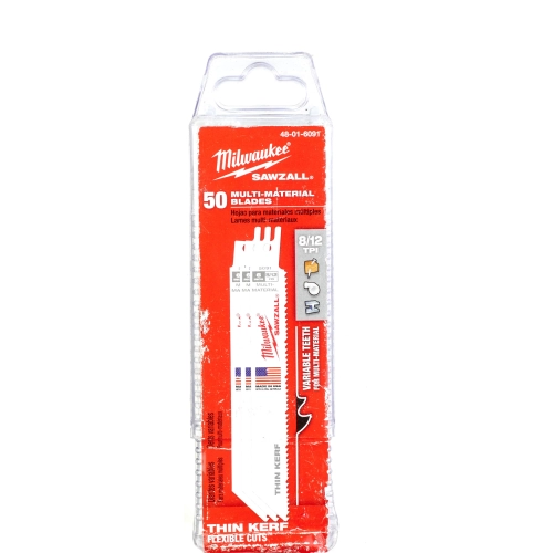 Brzeszczot uniwersalny metal/drewno/tworzywa sztuczne THIN KERF 150x8/12 TPI (50szt) – widok 2