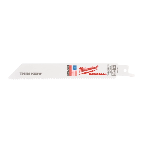 Brzeszczot uniwersalny metal/drewno/tworzywa sztuczne THIN KERF 150x8/12 TPI (5szt) – widok 2