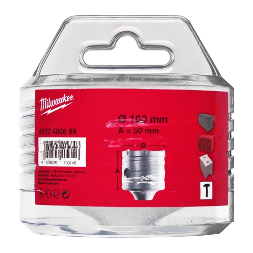 Koronka rdzeniowa Milwaukee TCT SDS-PLUS 100X50 mm