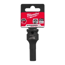 Nasadka udarowa 1/2″ HEX 12 Milwaukee SHOCKWAVE IMPACT DUTY – widok 2 Nasadka udarowa 1/2″ HEX 12 Milwaukee SHOCKWAVE IMPACT DUTY – widok 2