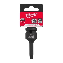 Nasadka udarowa 1/2″ TORX TX 45 Milwaukee SHOCKWAVE IMPACT DUTY – widok 2 Nasadka udarowa 1/2″ TORX TX 45 Milwaukee SHOCKWAVE IMPACT DUTY – widok 2