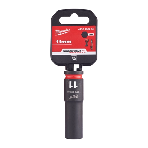 Nasadka udarowa długa 3/8″ Milwaukee SHOCKWAVE IMPACT DUTY 11 mm
